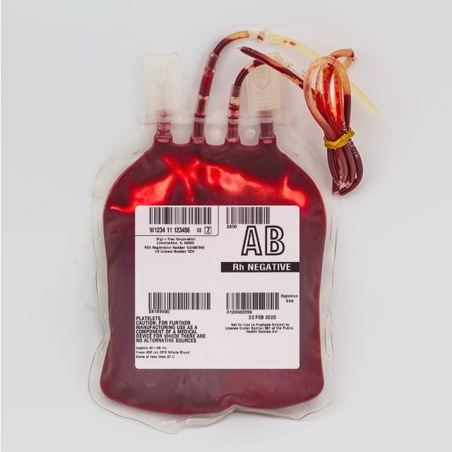 ISBT and DIN Label