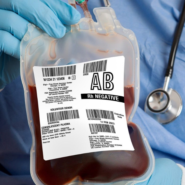 Blood Bag Labels